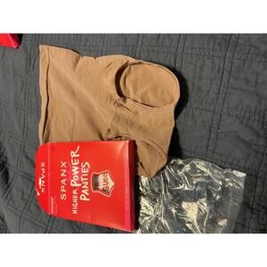 Spanx Higher Power Panties L Large Cafe Au Lait NIP (opened) 2746